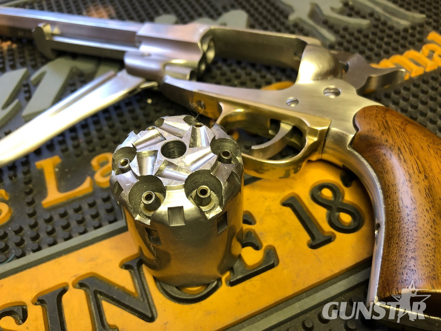 {CATEGORY} - Uberti Remington 1858 S/Steel Revolver .44 Muzzleloader