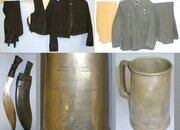 RARE, ONE OF ONLY 1400** British WD Military Issue 1951 Contract WSC (Wilkinson Sword Company) Kukri With Scabbard, Uniform Collection & 1944 Mess Presentation Tankard All To Lt R.T. Gibson 152 Indian Punjab Parachute Battalion. ED 2702 Knive