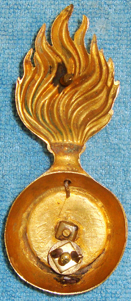 Victorian Royal Fusiliers Officers Fur Cap Grenade Badge. 19289:16. Victorian Royal Fusiliers Officers Fur Cap Grenade Badge. 19289:16. Antique & Militaria