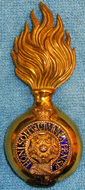 Victorian Royal Fusiliers Officers Fur Cap Grenade Badge. 19289:16. Victorian Royal Fusiliers Officers Fur Cap Grenade Badge. 19289:16. Antique & Militaria