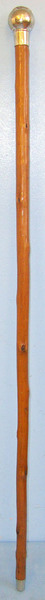 Cheshire Regiment Officer’s Cane Walking / Swagger Stick, Nickel Plated Ball Top Other Blade in 