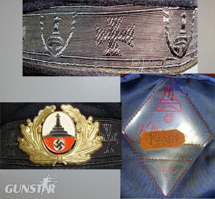 WW2 Era Nazi German Alte Kameraden (Old Comrades) Dark Blue Cloth Visored Cap With Manufacturer’s Label & Enamel & Gilt Cap Badge. Sn 15793:49 WW2 Era Nazi German Alte Kameraden (Old Comrades) Dark Blue Cloth Visored Cap With Manufacturer’s Label & Enamel & Gilt Cap Badge. Sn 15793:49 Antique & Militaria