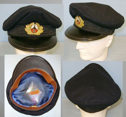  WW2 Era Nazi German Alte Kameraden (Old Comrades) Dark Blue Cloth Visored Cap With Manufacturer’s Label & Enamel & Gilt Cap Badge. Sn 15793:49 WW2 Era Nazi German Alte Kameraden (Old Comrades) Dark Blue Cloth Visored Cap With Manufacturer’s Label & Enamel & Gilt Cap Badge. Sn 15793:49 Antique & Militaria