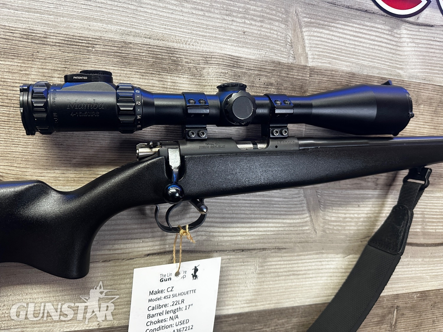  CZ 452 Silhouette Bolt Action .22 Long Rifle (.22 LR) Rifle
