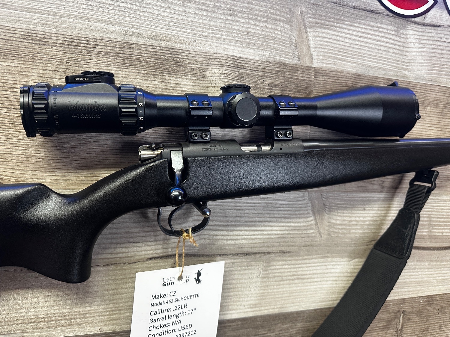  CZ 452 Silhouette Bolt Action .22 Long Rifle (.22 LR) Rifle