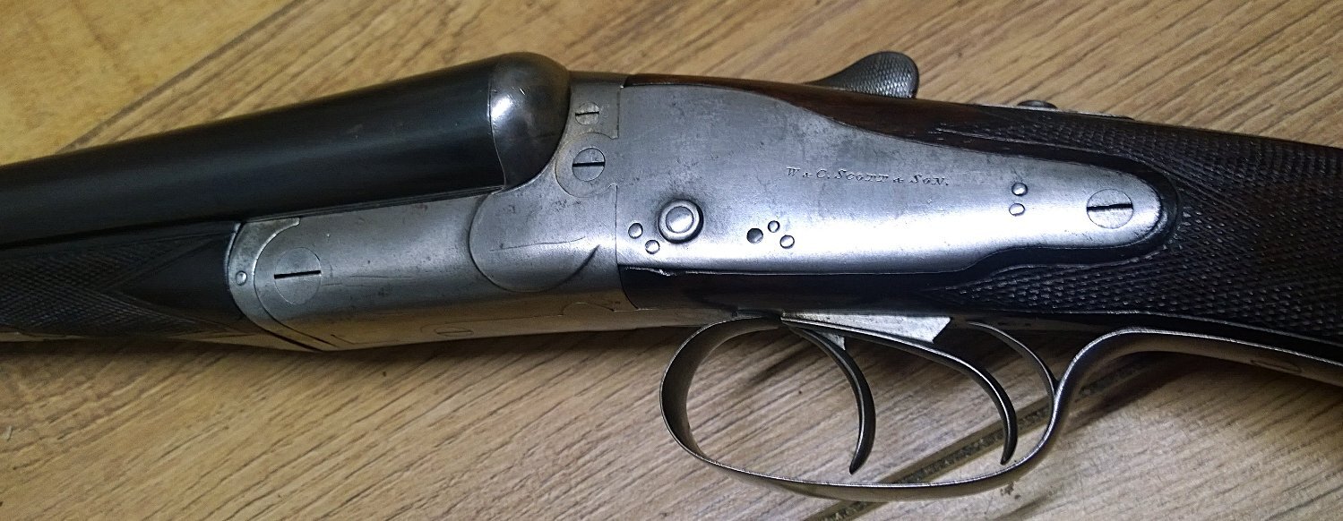  W. C. Scott Back action Side By Side 12 Bore/gauge