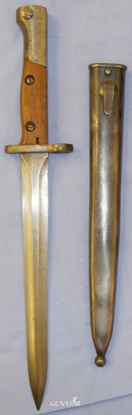 Belgian ‘F.N. Model 1949 Bayonet and Scabbard. BAYO 565. Bayonet in 