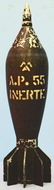 DEACTIVATED INERT. Unfired, Belgian A.P. 55 (Armour Piercing), HEAT (High Explosive Anti-Tank) Practice Rifle Grenade. - O 1943 DEACTIVATED INERT. Unfired, Belgian A.P. 55 (Armour Piercing), HEAT (High Explosive Anti-Tank) Practice Rifle Grenade. - O 1943  Other
