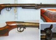 RARE**ONE OF ONLY 3,000**1936-1939 B.S.A. Model No.4 'Club' .177 Calibre Underlever Air Rifle With 'C' Prefix Serial Number. AI 605 air rifle .177