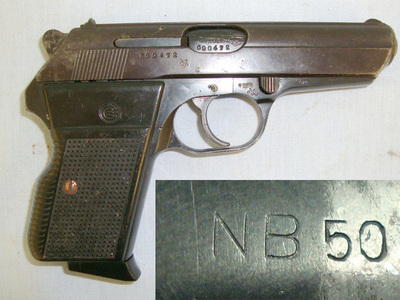 Cold War Czech Národní Bezpečnosti National Security Police (NB) Marked VZOR 70 (CZ70) 7.65mm calibre Semi Automatic Pistol **UK 2010 DEACTIVATION CERTIFICATED** None Semi Auto