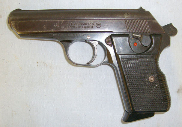 Cold War Czech Národní Bezpečnosti National Security Police (NB) Marked VZOR 70 (CZ70) 7.65mm calibre Semi Automatic Pistol **UK 2010 DEACTIVATION CERTIFICATED** None Semi Auto - {CATEGORY} in 