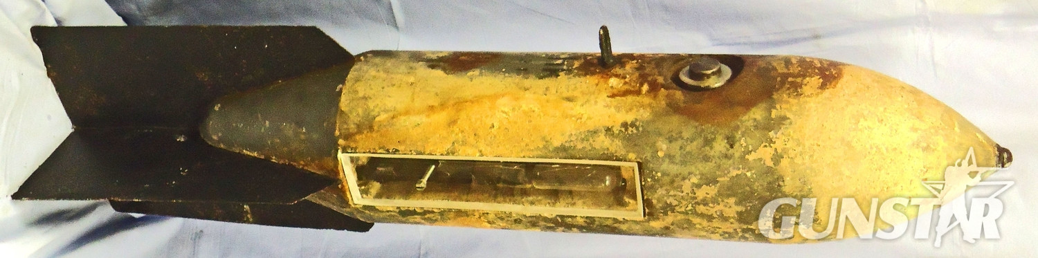 INERT DEACTIVATED. WW2, Rare, German, 50kg Concrete Practice Type 1 Bomb & Number 25 Electrical Time Fuze. Sn - 22426:68 INERT DEACTIVATED. WW2, Rare, German, 50kg Concrete Practice Type 1 Bomb & Number 25 Electrical Time Fuze. Sn - 22426:68  Other Ammunition - {CATEGORY} in 