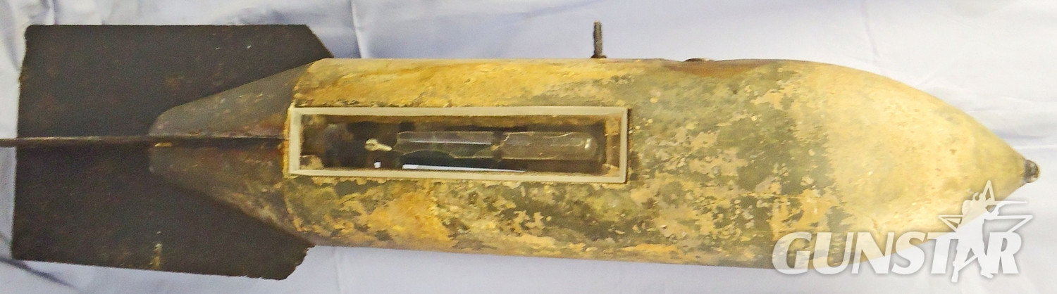 INERT DEACTIVATED. WW2, Rare, German, 50kg Concrete Practice Type 1 Bomb & Number 25 Electrical Time Fuze. Sn - 22426:68 INERT DEACTIVATED. WW2, Rare, German, 50kg Concrete Practice Type 1 Bomb & Number 25 Electrical Time Fuze. Sn - 22426:68  Other Ammunition - {CATEGORY}