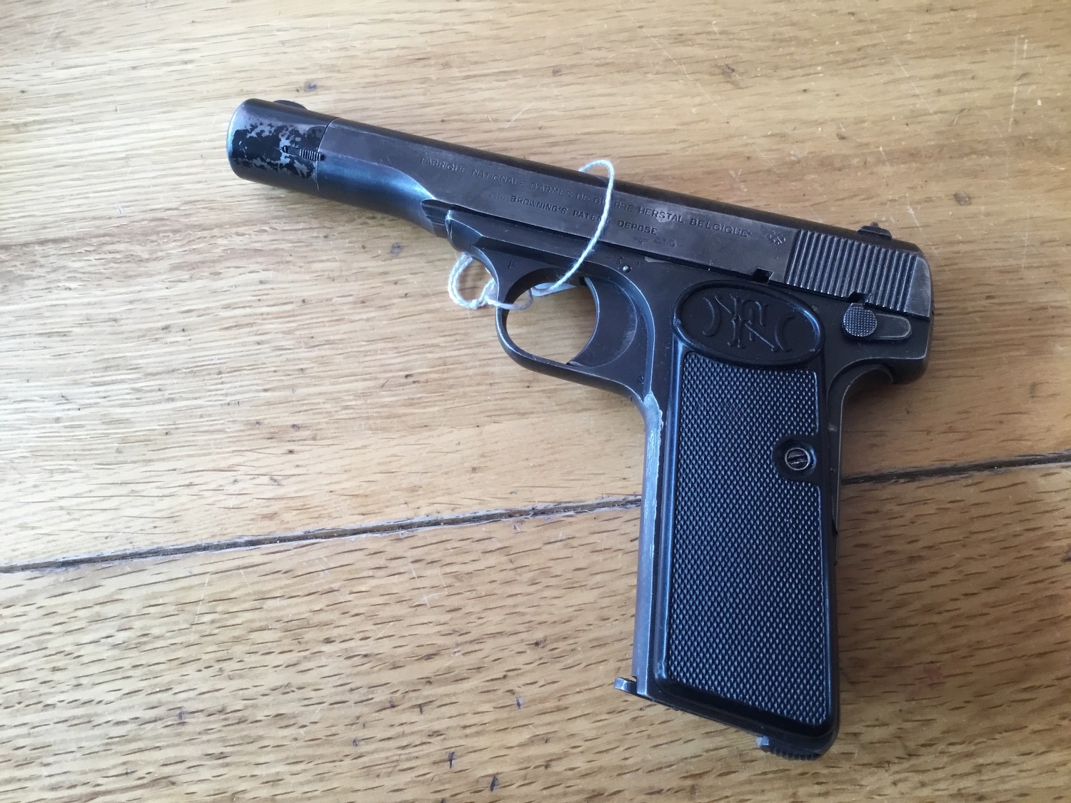 Fabrique Nationale (FN Herstal, Belgium) Deactivated 7.65x17mm Browning SR (.32 ACP) Semi Auto