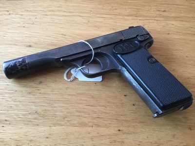 Fabrique Nationale (FN Herstal, Belgium) Deactivated 7.65x17mm Browning SR (.32 ACP) Semi Auto