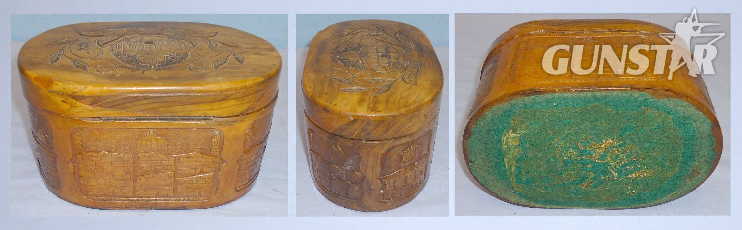  WWI British Trench Art Hardwood Hinged Carved Trinket Box/Tea Caddy. MISC 1009. WWI British Trench Art Hardwood Hinged Carved Trinket Box/Tea Caddy. MISC 1009.  Antique & Militaria