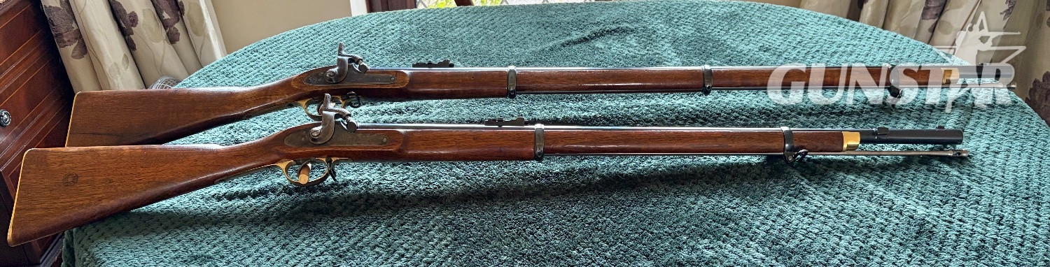 Parker-Hale Three band, Two band Navy Enfield Muzzleloader .577 Rifle in 