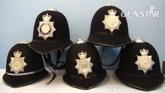 British Police Contables & Sergeant\'s Uniform Helmet with Plate. (price per hel British Police Contables & Sergeant's Uniform Helmet with Plate. (price per helm Clothing in 