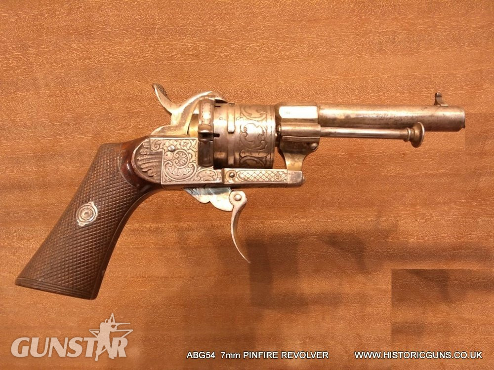 Belgian Pinfire 7mm Revolver