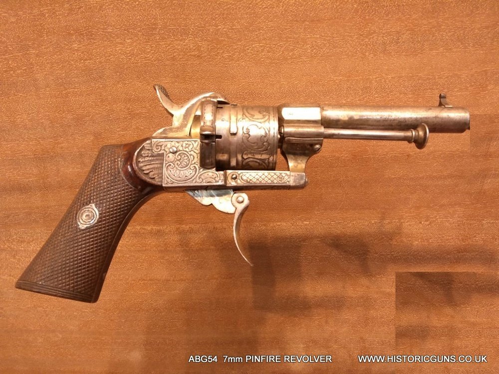 Belgian Pinfire 7mm Revolver