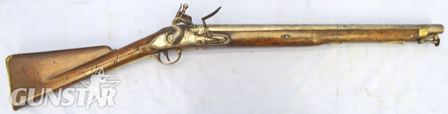 British, Flintlock, 1761 Dated, .65” Calibre Brown Bess Cavalry Carbine with 20“ Barrel Marked to the 2nd Dragoon Guards. - A 1007 British, Flintlock, 1761 Dated, .65” Calibre Brown Bess Cavalry Carbine with 20“ Barrel Marked to the 2nd Dragoon Guards. - A 1007 Muzzleloader None Rifle - {CATEGORY} in 