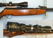 MINT**1990-2004 BSA Superstar Rotary Breech Loading Under Lever .177 Calibre Air Rifle With ‘PH’ Prefix Serial Number & Nikko Stirling 3-9x40 Magnification Wide Angle Waterproof Telescopic Sight With Lens Protector Covers. Sn 23540 air rifle .177