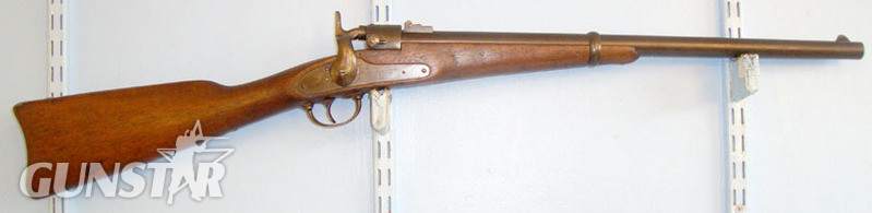 Joslyn Fire Arms Co. Joslyn Model 1864 .54” Obsolete Calibre Single Shot Breech Loading Carbine With  Single Shot .54 Cal Muzzleloader Rifle in 