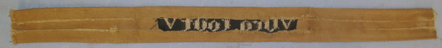  MINT**ORIGINAL**WW2 Nazi German Org.Todt (Organisation Todt) Civil & Military Engineering Organisation Cuff Title. Sn 23068:3  Antique & Militaria