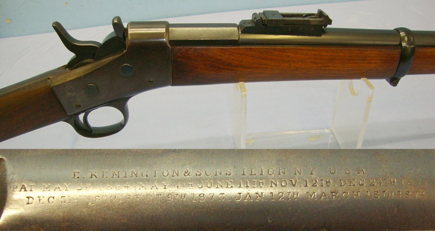 MINT** Remington USA 1873-74 Patent Argentine Contract Rolling Block .43 Spanish Obsolete Centre Fire Calibre Infantry Rifle. Sn 20915 rifle Single Shot .43 Spanish Rifle