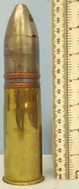 DEACTIVATED INERT. French WW1 French 37mm (37 x 94R) Pom Pom Nose Fused HE (High Explosive) Mine, (Bouncing Shell) Round. - O 1618 DEACTIVATED INERT. French WW1 French 37mm (37 x 94R) Pom Pom Nose Fused HE (High Explosive) Mine, (Bouncing Shell) Round. - O 1618  Other