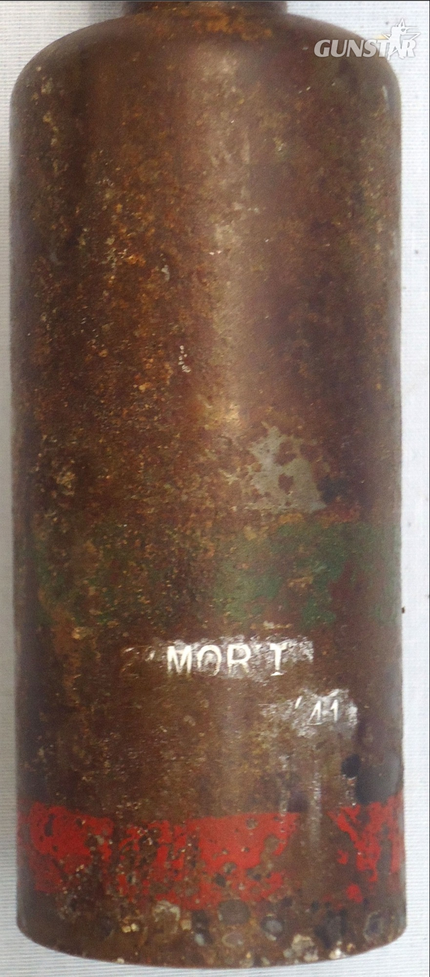INERT DEACTIVATED. Unfired Original WW2 1941 Dated British 2 Inch High Explosive (H.E) Mortar. Sn - 20838 INERT DEACTIVATED. Unfired Original WW2 1941 Dated British 2 Inch High Explosive (H.E) Mortar. Sn - 20838  Other Ammunition 