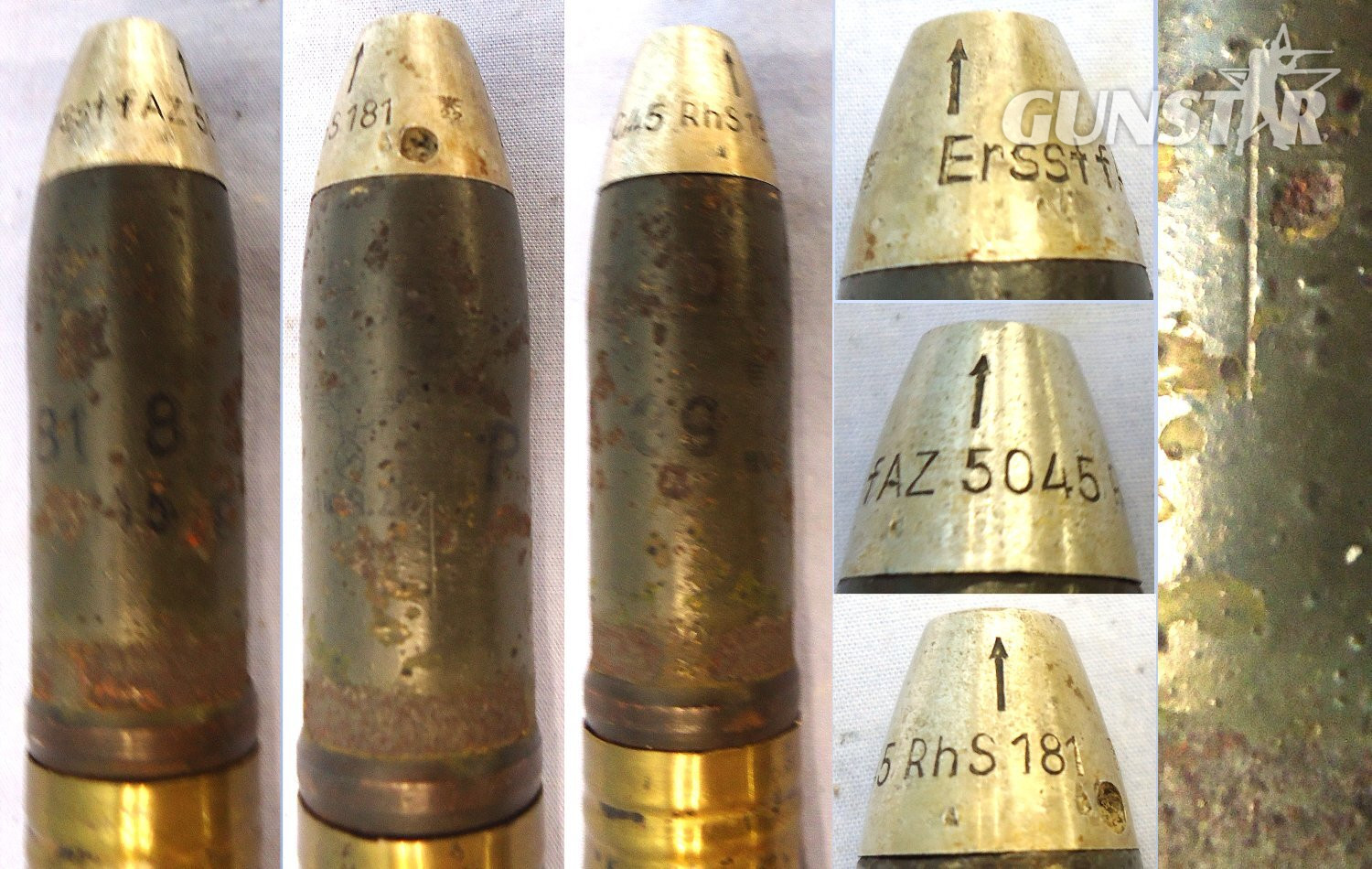  INERT DEACTIVATED. Unfired, WW2 1938 Dated German 20 mm Flak 38 Soluthern (20x138B) HE Practice (High Explosive Practice) Round, O 2405 INERT DEACTIVATED. Unfired, WW2 1938 Dated German 20 mm Flak 38 Soluthern (20x138B) HE Practice (High Explosive Practice) Round, O 2405 Various Other Ammunition