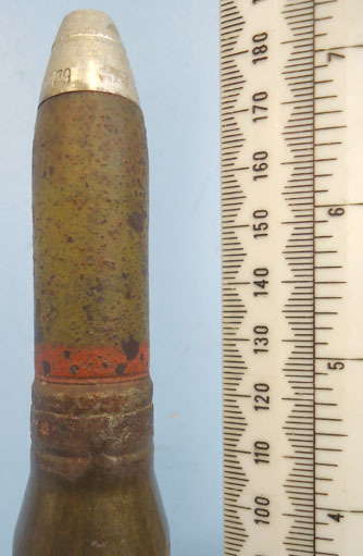 INERT DEACTIVATED. Unfired German Kriegsmarine 1943 Dated Masden 20x120 HET (Hig INERT DEACTIVATED. Unfired German Kriegsmarine 1943 Dated Masden 20x120 HET (Hig Antique & Militaria