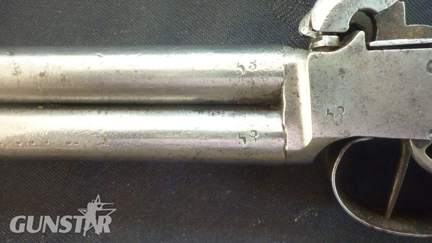 {CATEGORY} - Unknown OVER UNDER .44 Muzzleloader in 