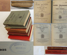 Set Of 5 Official H.M.S.O. Books On Tank (x2), Machine Gun, Field Artillery and Set Of 5 Official H.M.S.O. Books On Tank (x2), Machine Gun, Field Artillery and  Other Accessory