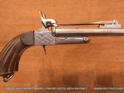 Belgian Pinfire 9 mm Single Shot