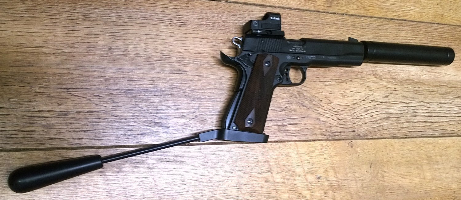 {CATEGORY} - GSG - German Sport Guns GmbH 1911 .22 Long Barrel in 