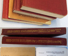 Set Of 4 Official H.M.S.O. Field Service Regulations Parts 1 And 2 Dated 1909, M Set Of 4 Official H.M.S.O. Field Service Regulations Parts 1 And 2 Dated 1909, M Other Accessory