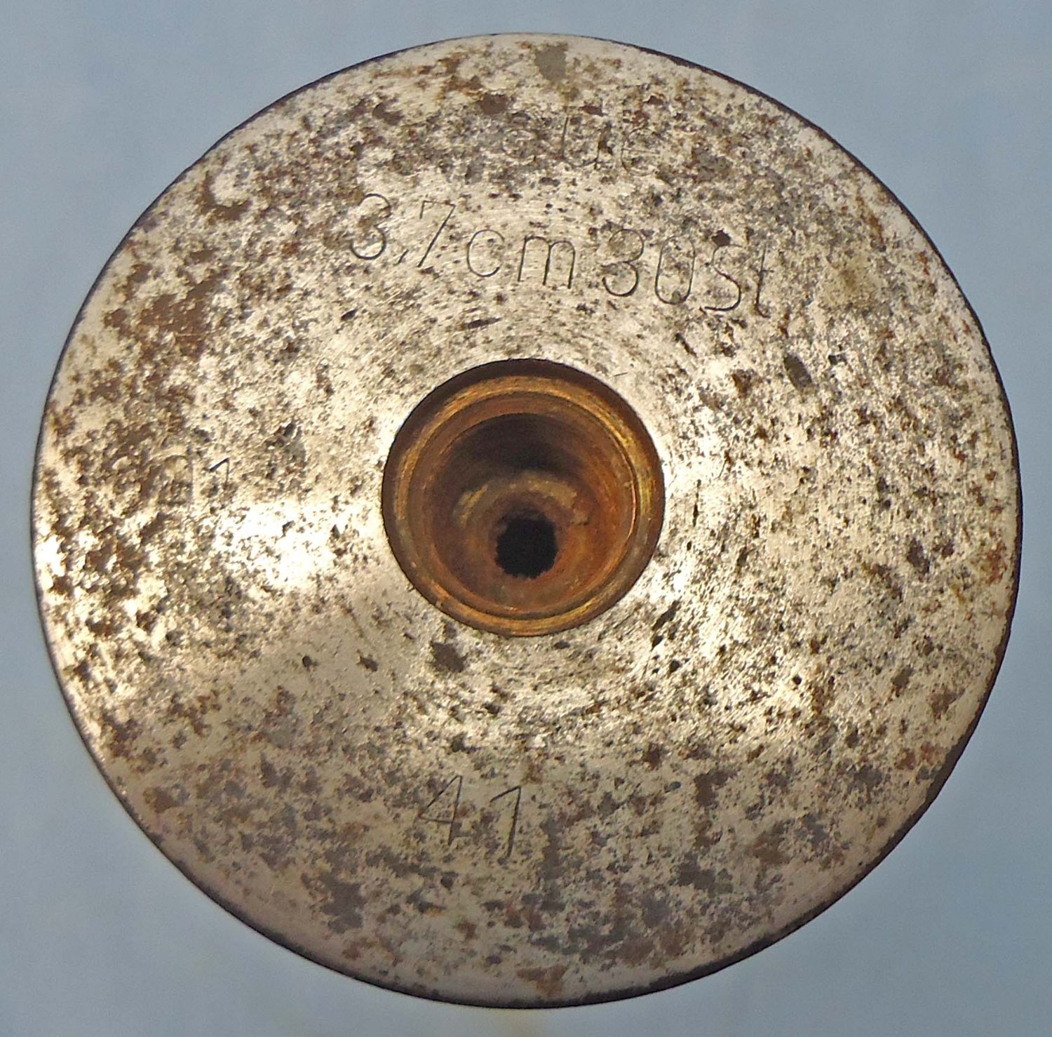 INERT DEACTIVATED. Unfired German, WW2, 1941 Dated, 3.7cm SC/30 (37x380R) High Explosive Tracer (HET) Round. - O 2193 INERT DEACTIVATED. Unfired German, WW2, 1941 Dated, 3.7cm SC/30 (37x380R) High Explosive Tracer (HET) Round. - O 2193  Other Ammunition