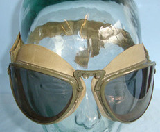 Lietz Model 306 Fliegerschutzbrille (Lietz) Fighter Pilot’s Flying Goggles With Tinted Clothing