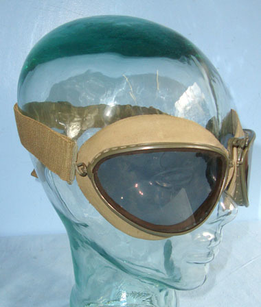 Lietz Model 306 Fliegerschutzbrille (Lietz) Fighter Pilot’s Flying Goggles With Tinted Clothing