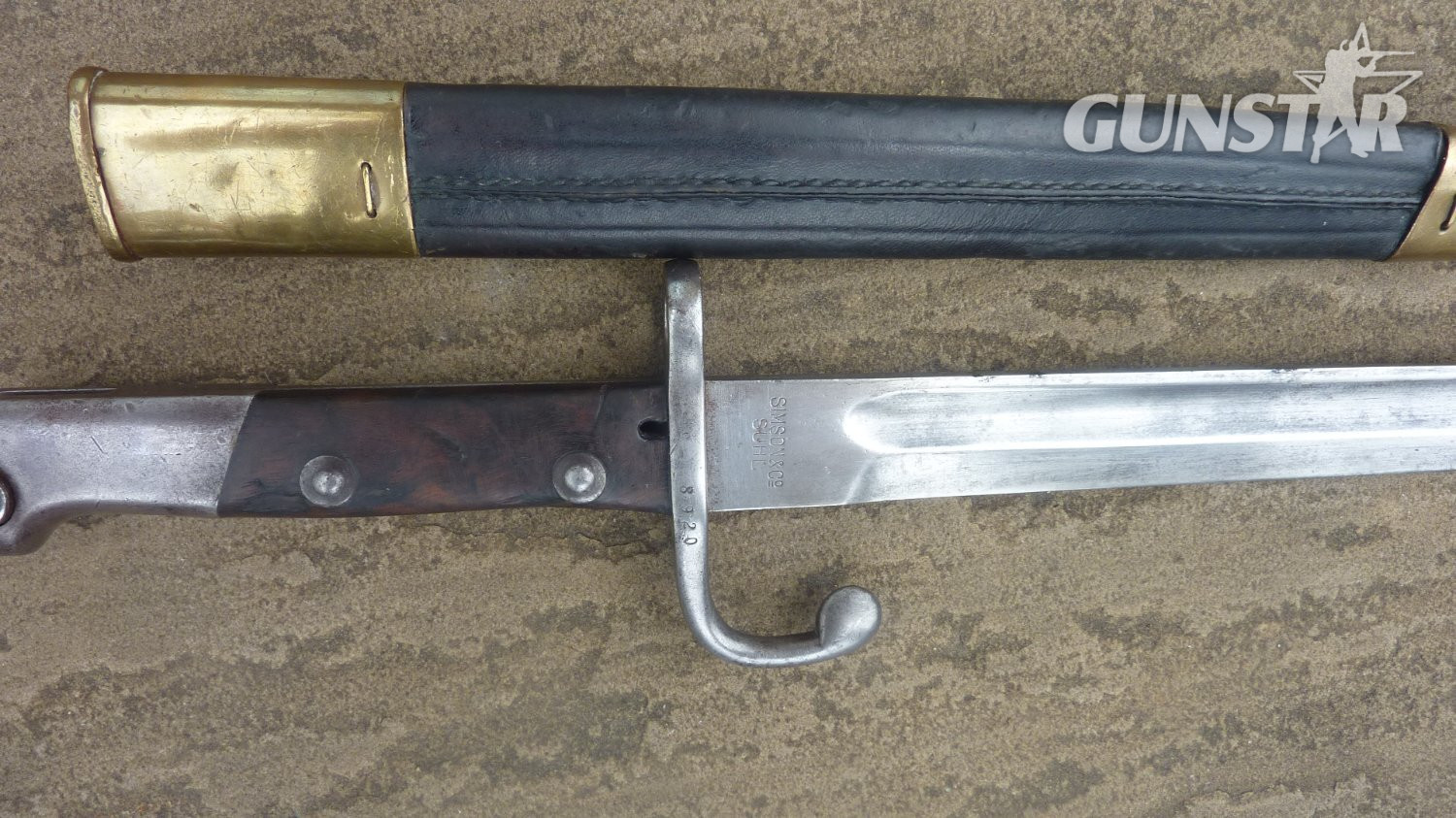 Brazilian Mauser Rifle Bayonet in 