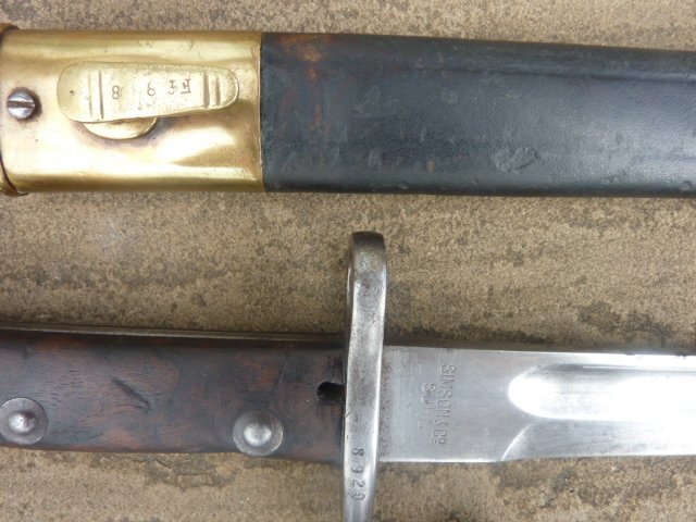 Brazilian Mauser Rifle Bayonet - {CATEGORY} in 