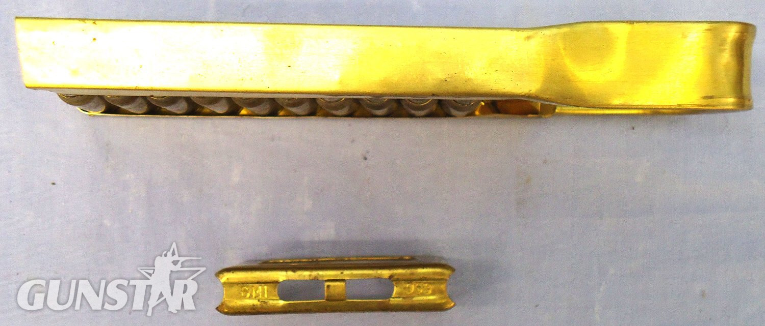 Breda DEACTIVATED INERT. Italian, WW2, 1939 Dated, Breda Model 30 Machine Gun, Brass Loading Clip of 20 x 7.35 (7.35 x 51) rounds. - O 2137  Other Ammunition - {CATEGORY}