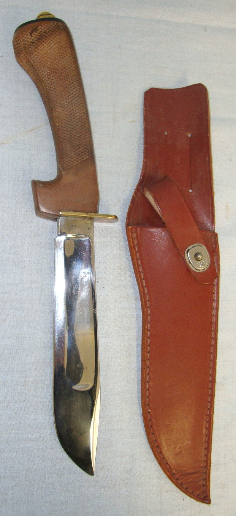 RARE** ONE OF 7,000**1960’s British Military Wilkinson Sword RJH Jungle Fighting Knife With Correct British 1908 Pattern Cavalry Sword Handle & Scabbard. ED 2540 Knive