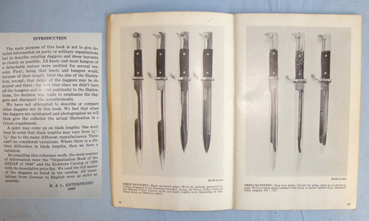  A Reference On Daggers & Dress Bayonets Illustrated (Nazi)’ By R & L Enterprises A Reference On Daggers & Dress Bayonets Illustrated (Nazi)’ By R & L Enterprises Other Accessory