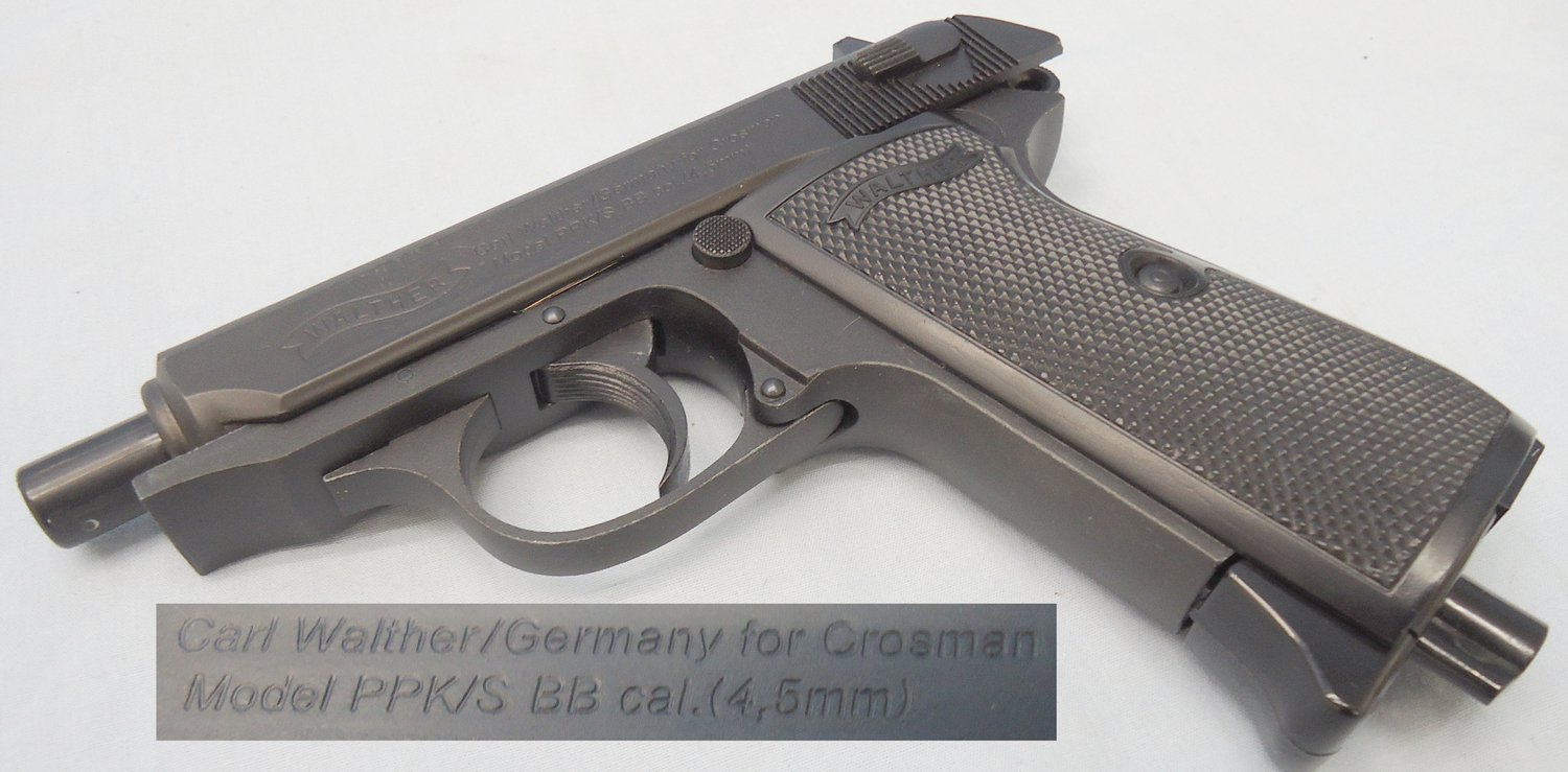  Walther As New* Boxed ‘Walther PPK/S C02 BB Pistol with Owners Manual. AI 803 .177