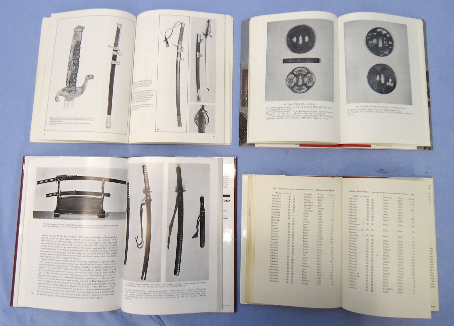  4 Books on Japanese Swords. - BO 490 4 Books on Japanese Swords. - BO 490 Other Accessory