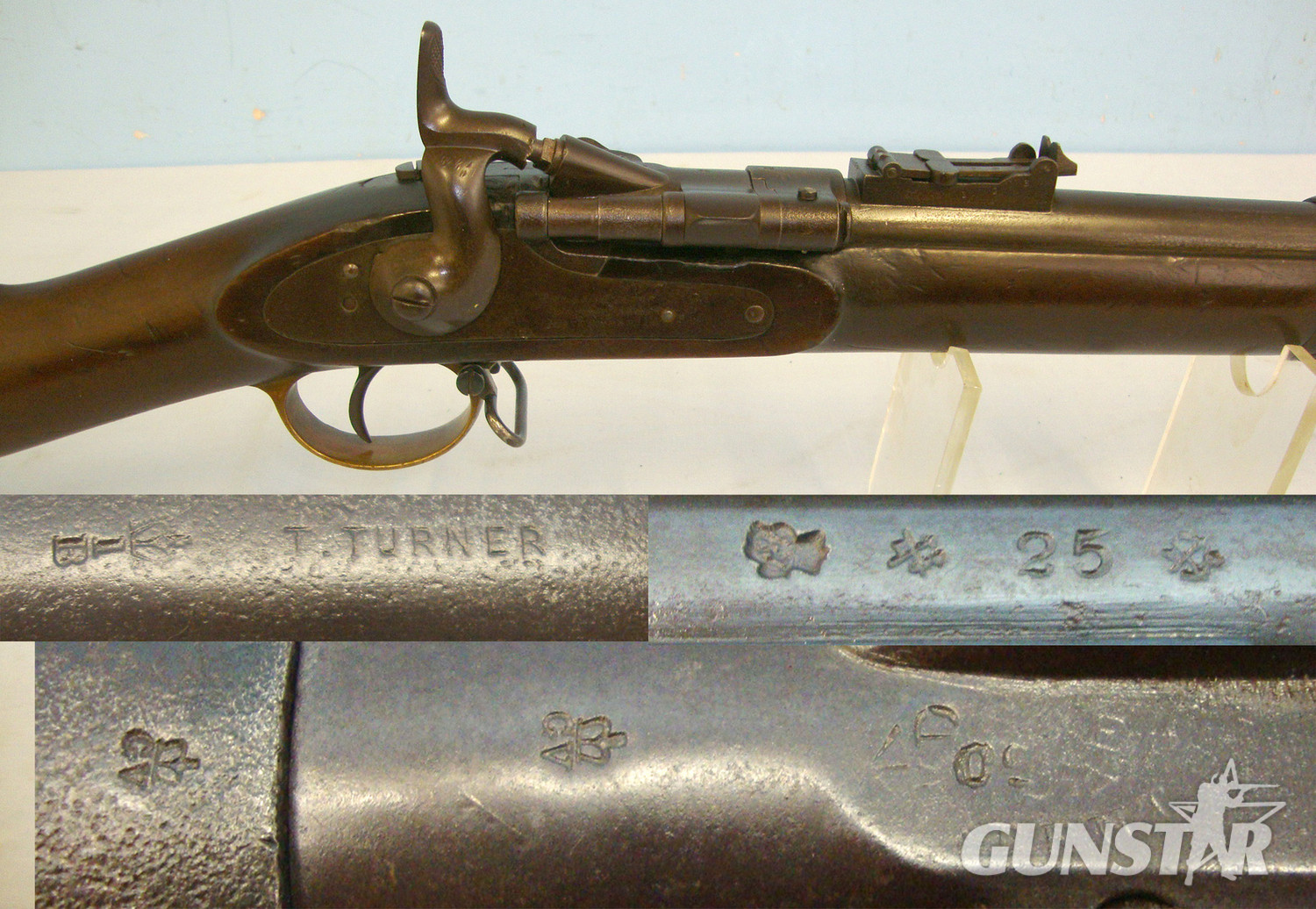 T. Turner & Sons MK III .577 Obsolete Calibre 3 Band Rifle. Sn 20783:5 Single Shot .577 Rifle