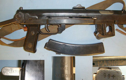  Russian PPS-43 7.62mm Calibre Sub Machine Gun With Folding Stock & Sling 7.62x51mm NATO Machine Gun